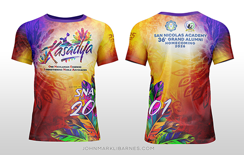 Kasadya Batch 2001 Alumni homecoming tshirt